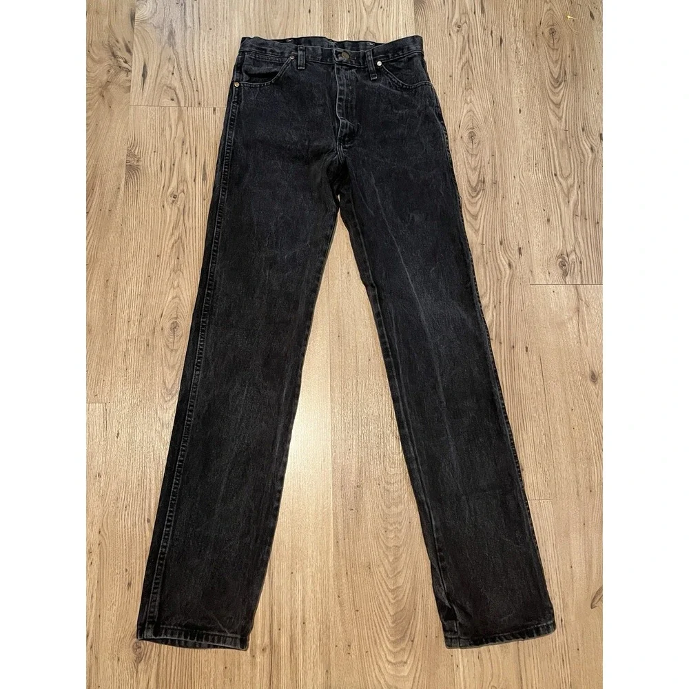 Wrangler Men's Original Fit Cowboy Cut Black Jeans 31x36 Western Workwear